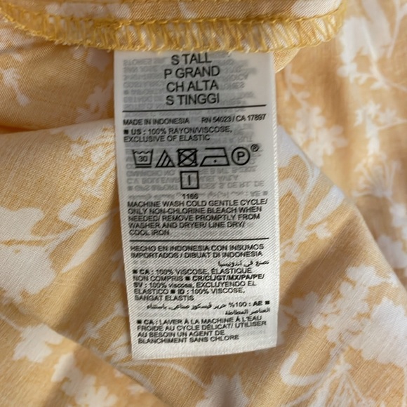 Old Navy spring dress, size small TALL. - Picture 5 of 6